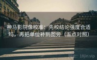 神马影院像校准：先校结论强度合适吗，再把单位补到图旁（五点对照）